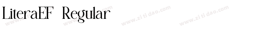 LiteraEF-Regular字体转换