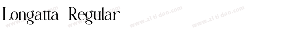 Longatta-Regular字体转换