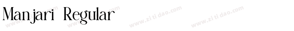 Manjari-Regular字体转换