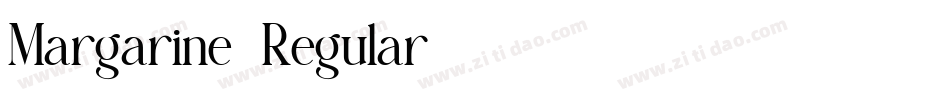 Margarine-Regular字体转换