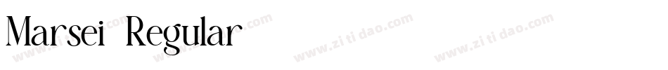 Marsei-Regular字体转换
