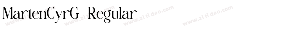 MartenCyrG-Regular字体转换 MartenCyrG-Regular字体转换