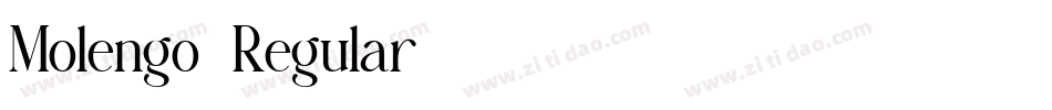 Molengo-Regular字体转换