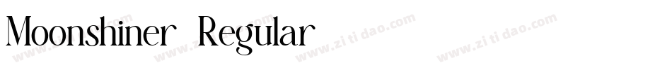 Moonshiner-Regular字体转换 Moonshiner-Regular字体转换