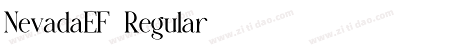 NevadaEF-Regular字体转换