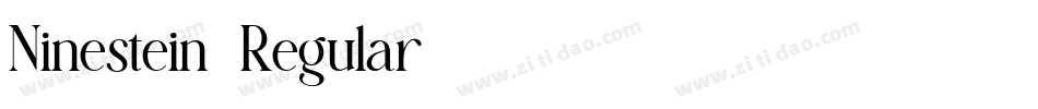 Ninestein-Regular字体转换 Ninestein-Regular字体转换