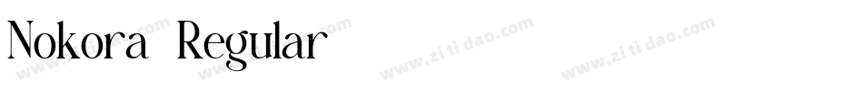 Nokora-Regular字体转换