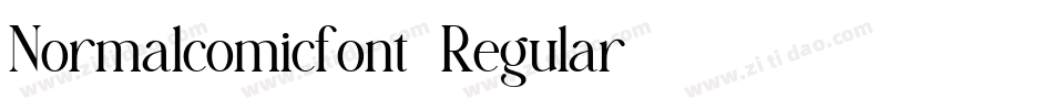 Normalcomicfont-Regular字体转换