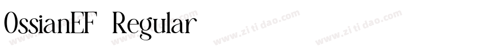 OssianEF-Regular字体转换