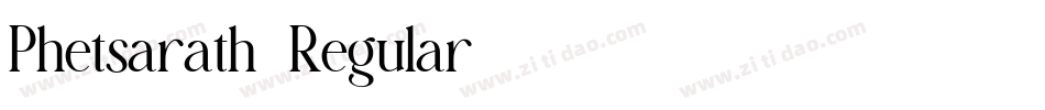 Phetsarath-Regular字体转换