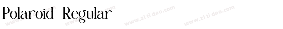Polaroid-Regular字体转换