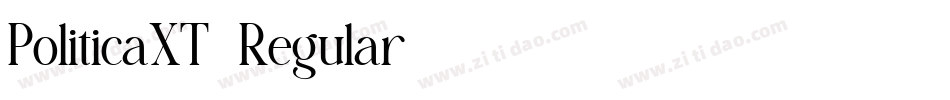 PoliticaXT-Regular字体转换