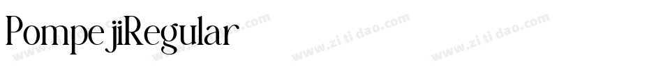 PompejiRegular字体转换 PompejiRegular字体转换