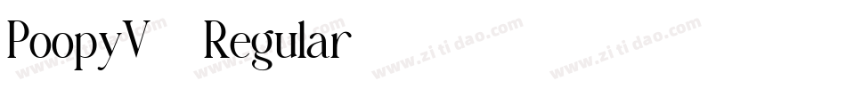 PoopyV2-Regular字体转换