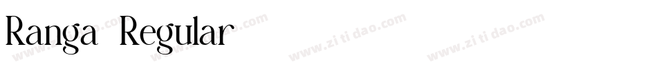 Ranga-Regular字体转换