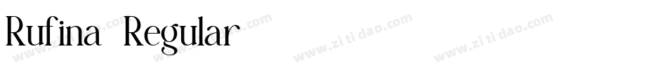 Rufina-Regular字体转换