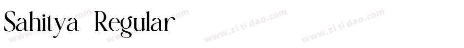 Sahitya-Regular字体转换