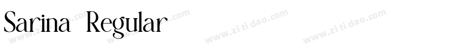 Sarina-Regular字体转换