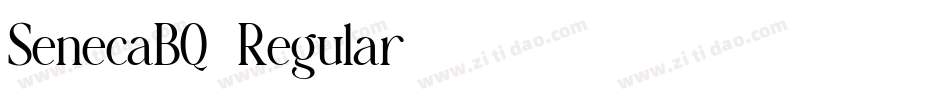 SenecaBQ-Regular字体转换