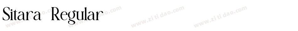 Sitara-Regular字体转换