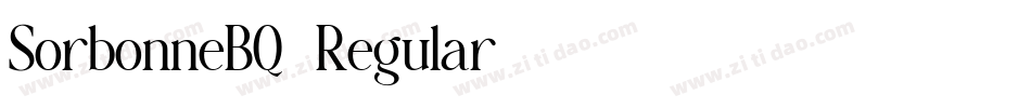 SorbonneBQ-Regular字体转换