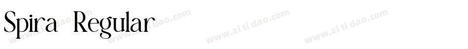Spira-Regular字体转换