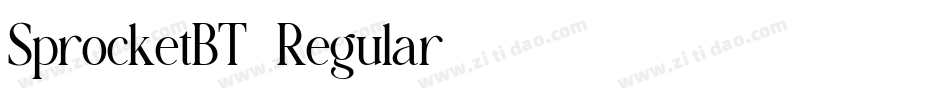 SprocketBT-Regular字体转换