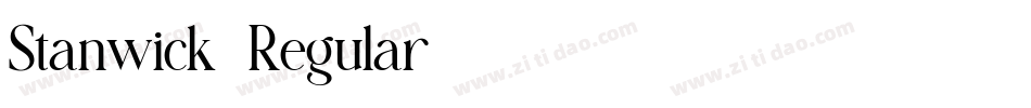 Stanwick-Regular字体转换 Stanwick-Regular字体转换