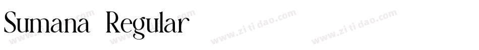 Sumana-Regular字体转换