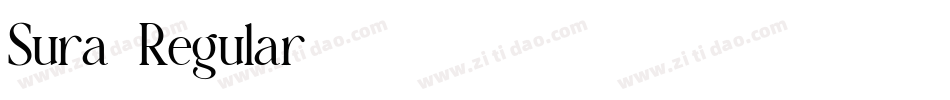 Sura-Regular字体转换
