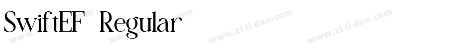 SwiftEF-Regular字体转换