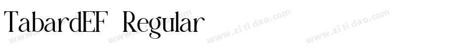 TabardEF-Regular字体转换