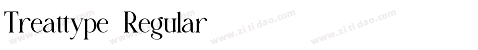 Treattype-Regular字体转换