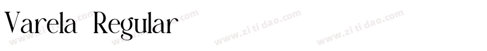 Varela-Regular字体转换