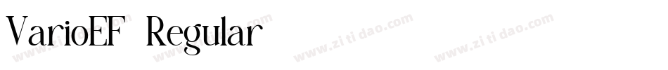 VarioEF-Regular字体转换
