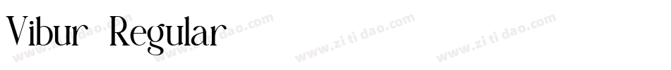 Vibur-Regular字体转换