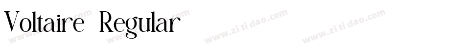 Voltaire-Regular字体转换