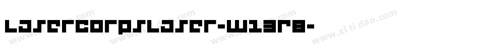 LaserCorpsLaser-w13R8字体转换