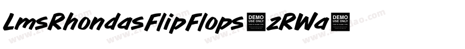 LmsRhondasFlipFlops-zRWa字体转换