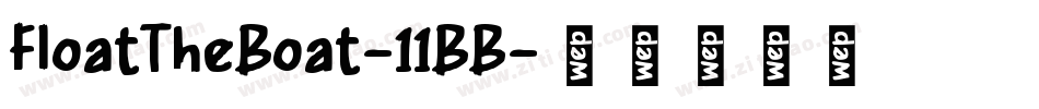 FloatTheBoat-11BB字体转换