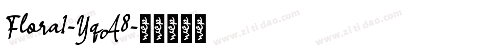 Flora1-YqA8字体转换