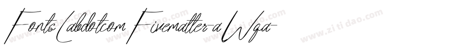 FontsLabdotcomFivematter-aWqa字体转换
