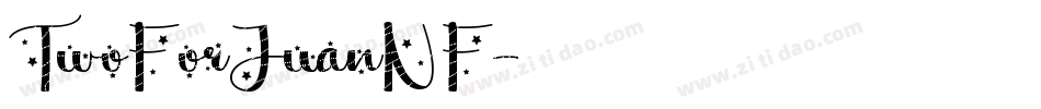 TwoForJuanNF字体转换