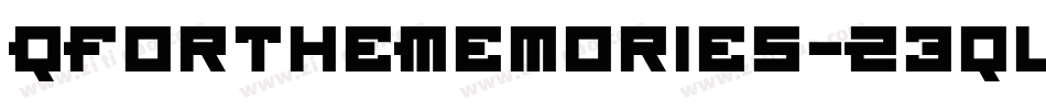 QForTheMemories-Z3ql字体转换