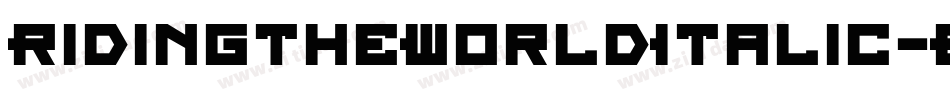 RidingTheWorldItalic-BWWAG字体转换 RidingTheWorldItalic-BWWAG字体转换