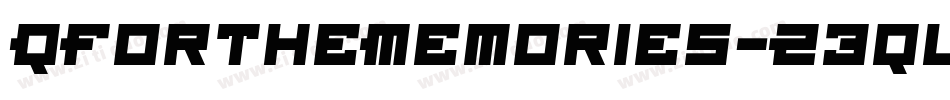 QForTheMemories-Z3ql字体转换