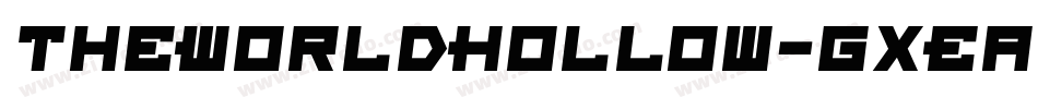 TheWorldHollow-gxEa4字体转换