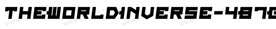 TheWorldInverse-4B7Gl字体转换