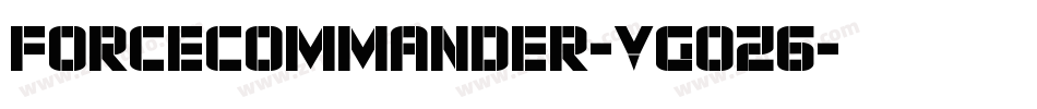 ForceCommander-VGOZ6字体转换