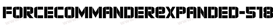 ForceCommanderExpanded-518qL字体转换